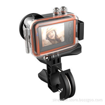 Waterproof 1,080P Full HD Wi-Fi Sports Action Camera with Up to 60m Distance